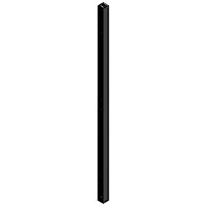 Stilford 4 Way Connector for 900mm Partition Screen Black