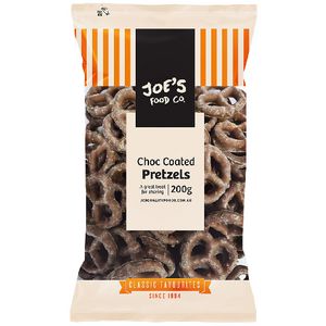 Joe's Food Co. Choc Coated Pretzels 200g
