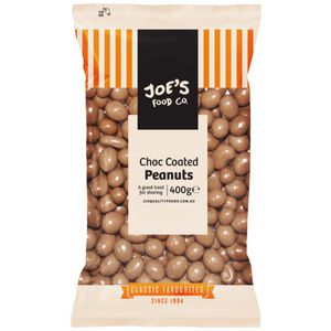 JC's Choc Peanuts 400g