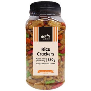 J.C.'s Quality Foods Mixed Rice Crackers 380g