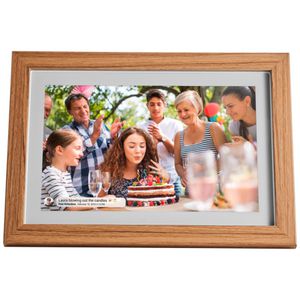Jackson Frameo 10.1" Smart Photo Frame 16GB Oak