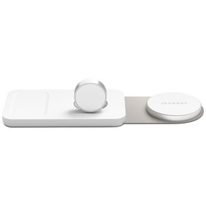 Journey SWIV 3-in-1 Wireless Charging Station White