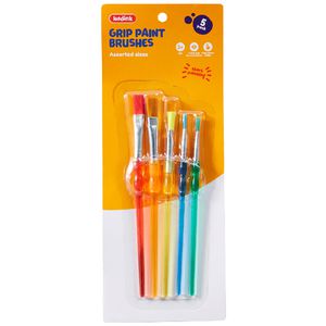 View more information for Kadink Grip Paintbrushes 5 Pack (new window)