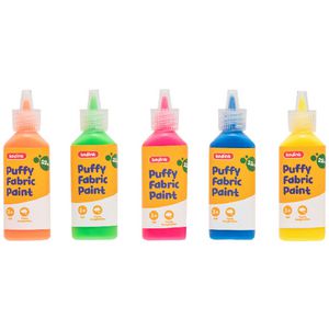 Kadink Puffy Fabric Paint 22mL x 5 Pack