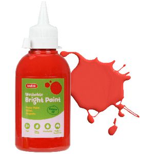 Kadink Washable Bright Poster Paint 250mL Red