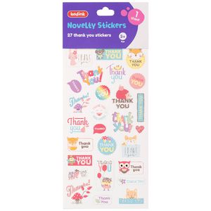 Kadink Paper Sticker Sheet Thank You Design