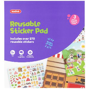 Kadink Reuseable Sticker Activity Pad Around Town