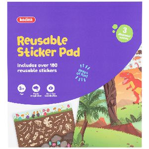 Kadink Reuseable Sticker Activity Pad Dinosaurs