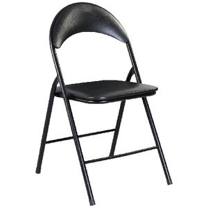 Keji Padded Folding Chair Black