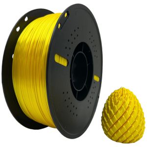 Keytek PLA Silk 3D Printer Filament Yellow