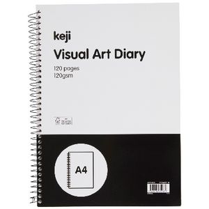 Keji A4 Visual Art Diary 120 Page