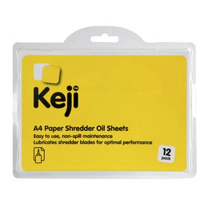 keji a4 shredder oil sheets 12 pack officeworks shredder oil sheets