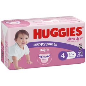 Huggies Nappy Pants Toddler Girl 29 Pack
