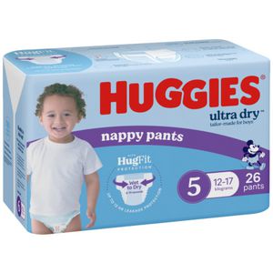 Huggies Nappy Pants Walker Boy 26 Pack