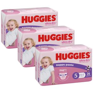 Huggies Nappy Pants Walker Girl 78 Pack