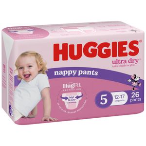 Huggies Nappy Pants Walker Girl 26 Pack