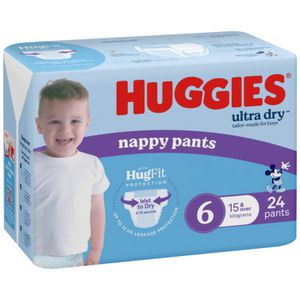Huggies Nappy Pants Junior Boy 24 Pack
