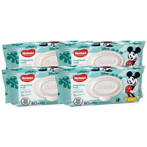 Huggies Baby Wipes Unscented 320 Pack