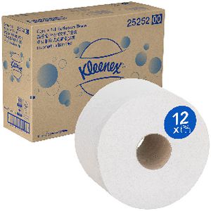 Kleenex Twin Centre Pull Bath Tissue 250m 12 Pack