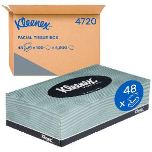 Kleenex 2 Ply Facial Tissues 100 Sheet 48 Pack