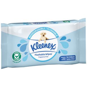 Kleenex Flushable Wipes 36 Pack