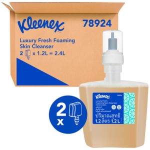 Kleenex Luxury Foam Skin Cleanser 78924 2 Pack  2.4L