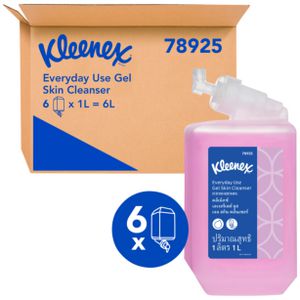 Kleenex Everyday Skin Cleanser 1L 6 Pack