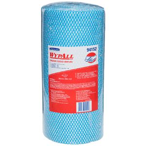 WyPall Blue Colour Coded Wiper Roll 106 Wipers 6 Pack