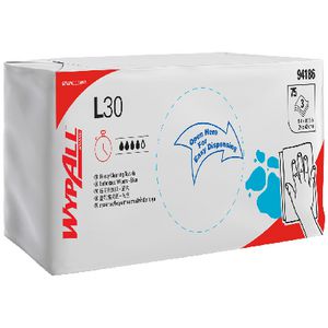 WypAll L30 Single Sheet Wipers 75 Pack Blue