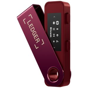 Ledger Nano S Plus Crypto Wallet Crimson Magenta