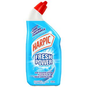 Harpic 700mL Fresh Power Toilet Cleaner Marine Splash
