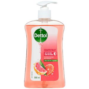 Dettol Antibacterial Liquid Handwash Grapefruit 500mL