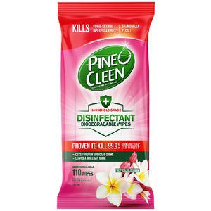 Pine O Cleen Surface Wipes Tropical Blossom 110 Pack