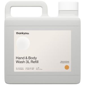 Thankyou Hand & Body Wash Sweet Orange & Almond Refill 3L