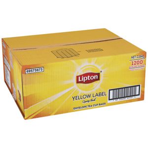 Lipton Yellow Label Quality Black Tea Bags 1200 Pack
