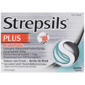 Strepsils Plus Lozenges 16 Pack