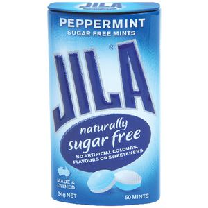 Jila Sugar Free Mints Peppermint 34g