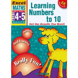 Excel Early Skills Maths Book 4 Numbers to 10