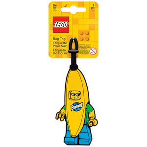 Lego Luggage Tag Banana Man