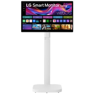 LG 32" IPS 4K Swing Monitor with Rolling Stand 32U889SA-W