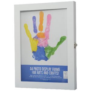 A4 Hinged Frame White