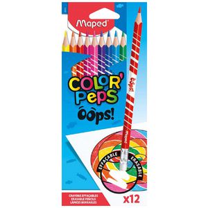 Maped Oops Coloured Pencils 12 Pack