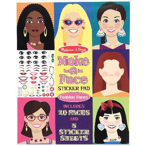 Melissa & Doug Make-a-Face Fashion Faces Stickers