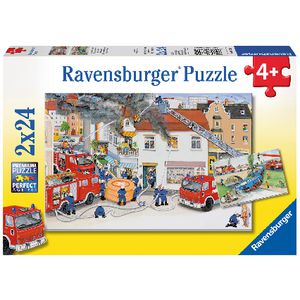 Ravensburger Busy Fire Brigade Puzzle 2 Pack