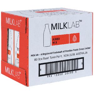 MILKLAB Almond Milk 1L 8 Pack