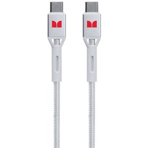 Monster Braided USB-C to USB-C Cable 2m White
