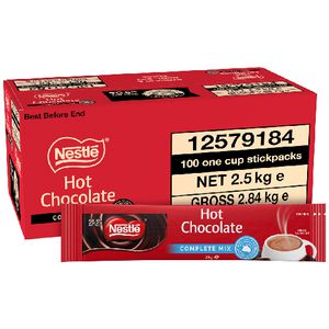 Nestle Hot Chocolate Mix 25g 100 Pack