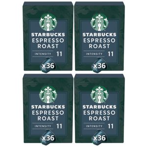 Nespresso Starbucks Dark Espresso Roast Capsules 144 Pack