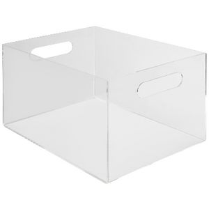 Otto Acrylic Storage Box With Handle Hole