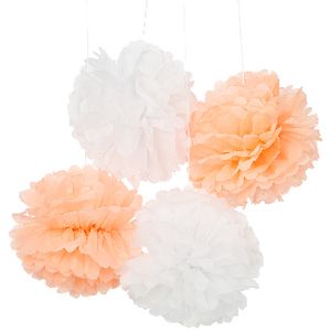 Otto Australiana Paper Pom Poms 4 Pack